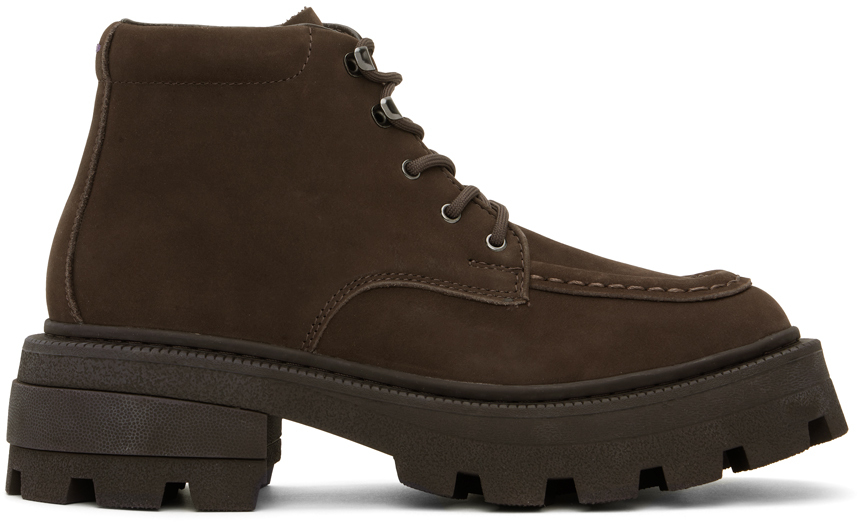 Eytys tribeca スウェードブーツ 厚底 モカシン EYTYS - Brown Tribeca Boots