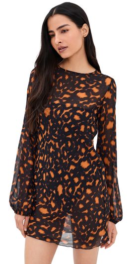 Eywasouls Malibu Eywasouls Malibu April Mini Dress Solstice Leopard