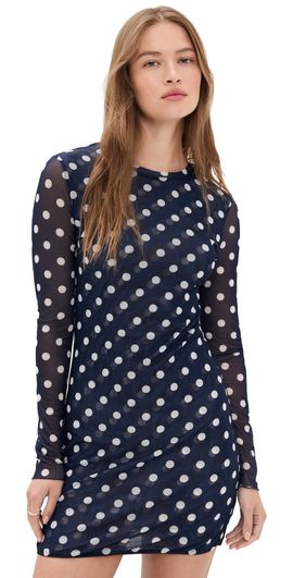 Eywasouls Malibu Eywasouls Malibu Scarlet Mini Dress Midnight Dot