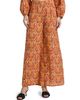 Eywasouls Malibu Women's Pearl Damask Cotton Wide-Leg Pants - 3