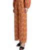 Eywasouls Malibu Women's Pearl Damask Cotton Wide-Leg Pants - 4