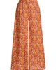 Eywasouls Malibu Women's Pearl Damask Cotton Wide-Leg Pants - 8