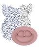 ezpz ezpz x BapronBaby Blush Dot Flutter Bapron & Mini Mat Bundle  - 1
