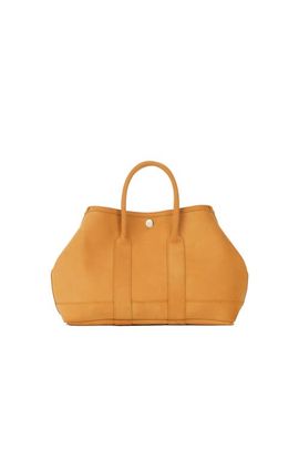 Ezra Arthur Ezra Arthur Audrey Velvet Leather Top Handle Bag