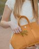Ezra Arthur Ezra Arthur Audrey Velvet Leather Top Handle Bag - 2