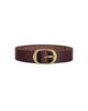 Ezra Arthur Ezra Arthur Oval Buckle Leather Belt 18mm - 1