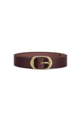Ezra Arthur Ezra Arthur Oval Buckle Leather Belt 18mm