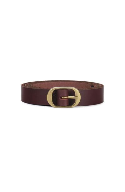 Ezra Arthur Ezra Arthur Oval Buckle Leather Belt 18mm