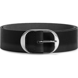 Ezra Arthur Ezra Arthur Oval Buckle Leather Belt 45mm