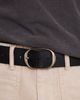 Ezra Arthur Ezra Arthur Oval Buckle Leather Belt 45mm - 2