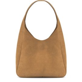 Ezra Arthur Ezra Arthur Phoebe Leather Hobo Nubuck Suede Shoulder Bag
