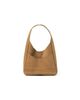 Ezra Arthur Ezra Arthur Phoebe Leather Hobo Nubuck Suede Shoulder Bag - 3
