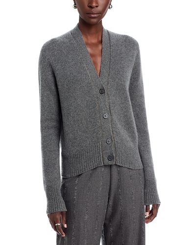 Fabiana Filippi Fabiana Filippi Cashmere V Neck Gauze Cardigan