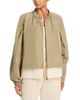 Fabiana Filippi Fabiana Filippi Layered Hem Taffeta Bomber Jacket - 1