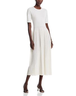 Fabiana Filippi Fabiana Filippi Pointelle Skirt Midi Dress