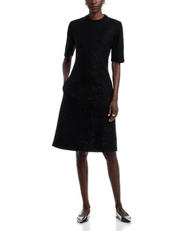 Fabiana Filippi Fabiana Filippi Sequin Short Sleeve Dress