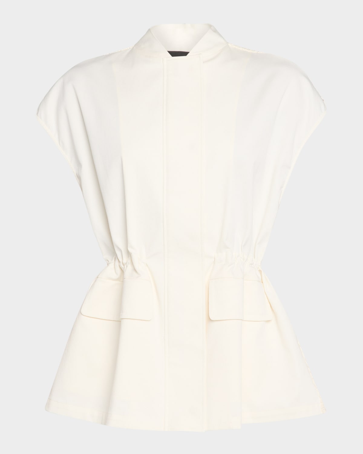 FABIANA FILIPPI Gabardine & Open-Stitch Jacket