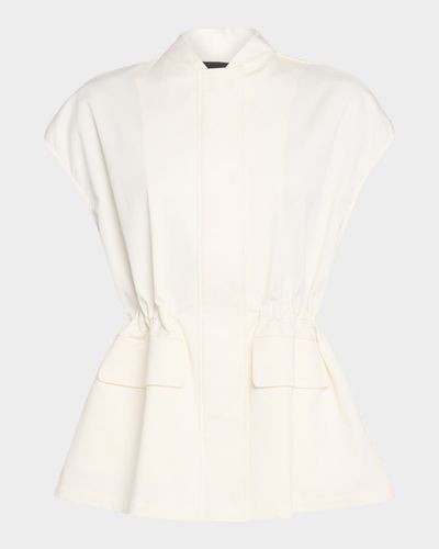 FABIANA FILIPPI Gabardine & Open-Stitch Jacket