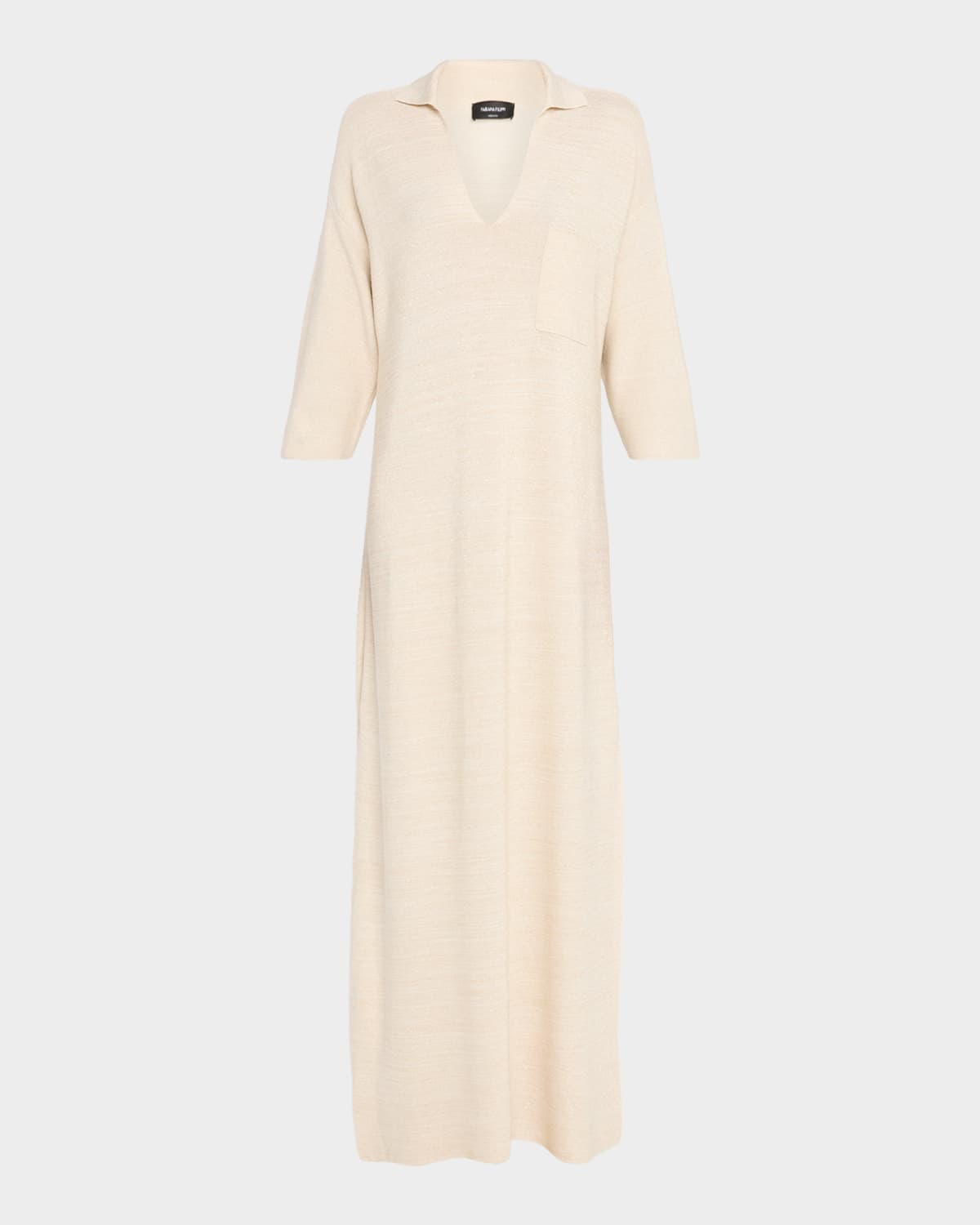 FABIANA FILIPPI Shimmer Knit Maxi Sweater Dress