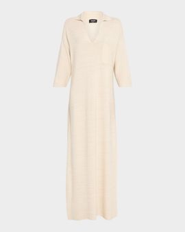 FABIANA FILIPPI Shimmer Knit Maxi Sweater Dress