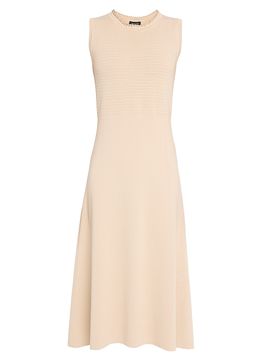 Fabiana Filippi Women's Compact Wool-Cotton Knit Midi-Dress
