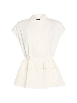 Fabiana Filippi Women's Cotton Gabardine Field Vest