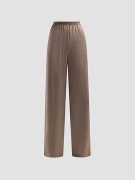 Fabiana Filippi Women's Enver Satin Wide-Leg Trousers