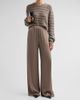 Fabiana Filippi Women's Enver Satin Wide-Leg Trousers - 2