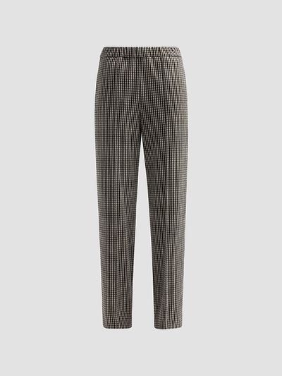 Fabiana Filippi Women's Filo Diamante Houndsooth Jersey Trousers