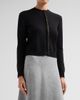 Fabiana Filippi Women's Platinum Filo Diamanté Wool-Silk-Cashmere Cardigan - 4