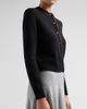 Fabiana Filippi Women's Platinum Filo Diamanté Wool-Silk-Cashmere Cardigan - 5