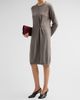 Fabiana Filippi Women's Platinum Knit Pinned Dress - 4