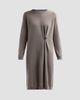Fabiana Filippi Women's Platinum Knit Pinned Dress - 6