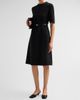 Fabiana Filippi Women's Sequined Virgin Wool-Blend Belted Knee-Length Dress - 4