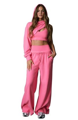 Fabletics Fabletics Polar Fleece Oversized Wide Leg Sweatpant