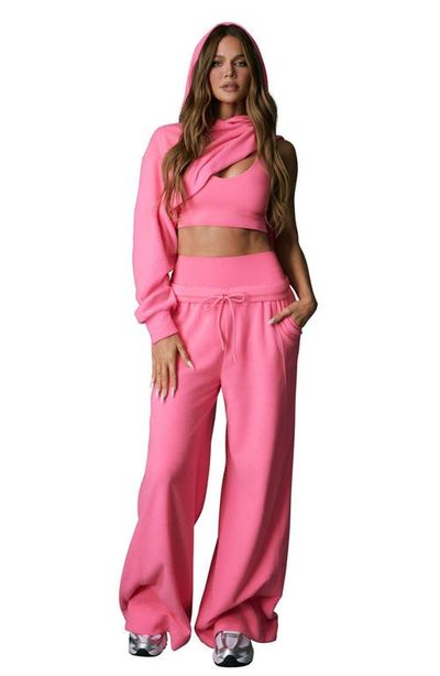 Fabletics Fabletics Polar Fleece Oversized Wide Leg Sweatpant