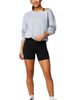 Fabletics Fabletics Women's Year Round Terry Off Shoulder Sweatshirt - 3
