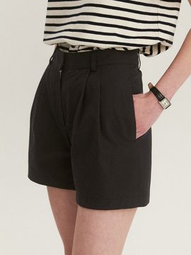 Fabricology Cotton Pintuck Short Pants_3 Color