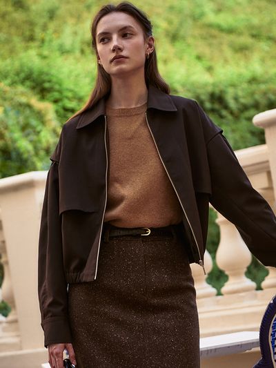 Fabricology Puff Sleeve Jumper Jacket