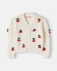 Fabula Fábula Appliqué cotton-blend cardigan - 1