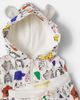 Fabula Fábula Baby printed cotton-blend hoodie and pants set - 3
