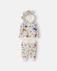 Fabula Fábula Baby printed cotton-blend hoodie and pants set - 4