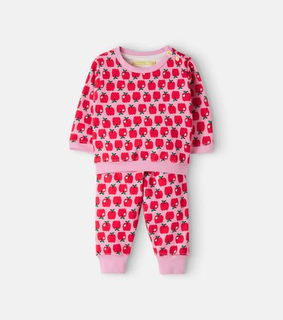 Fabula Fábula Baby printed cotton-blend sweatshirt and pants set