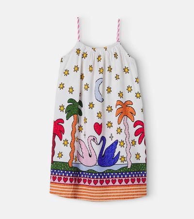 Fabula Fábula Printed cotton-blend dress