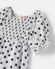 Fabula Fábula Shirred polka-dot cotton dress - 3