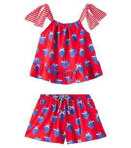 Fabula Fábula Silvestre cotton top and shorts set