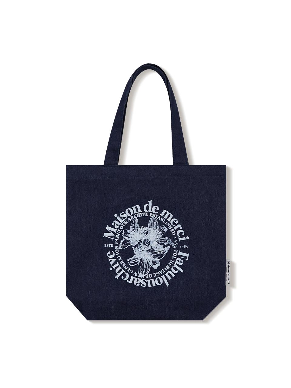 FABULOUS ARCHIVE denim vintage washing leis eco bag indigo (FCE5BG0