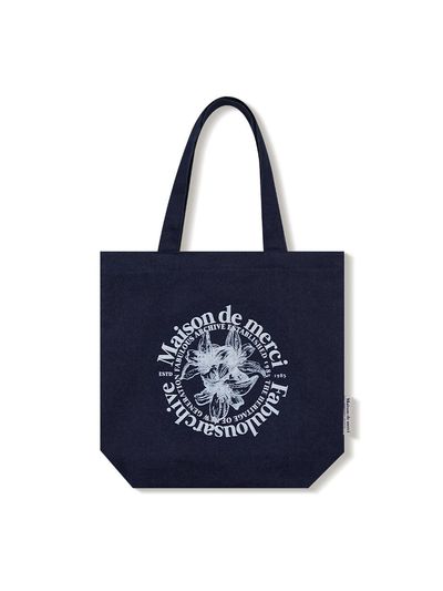 FABULOUS ARCHIVE denim vintage washing leis eco bag indigo (FCE5BG0