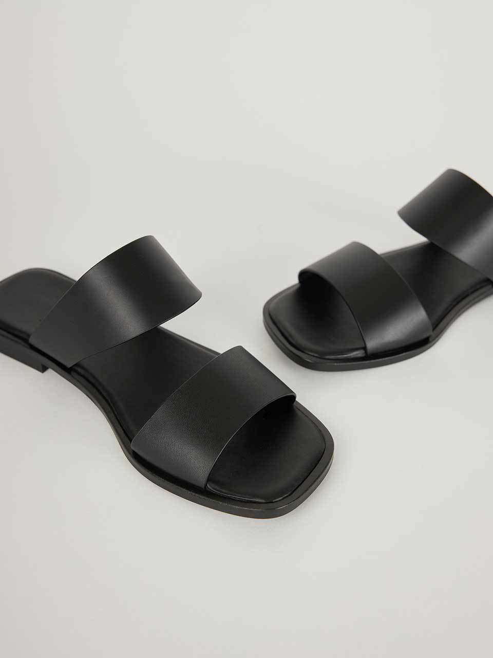 FACADE PATTERN Boy Sandal_Black