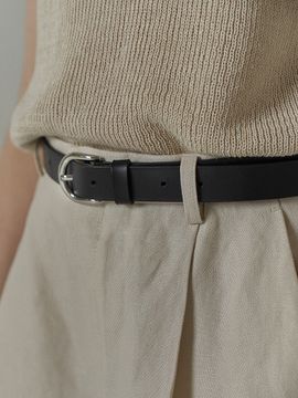 FACADE PATTERN Butero leather Belt_2color